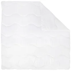 Kołdra 200 x 200 cm Sandby, biała mikrofibra