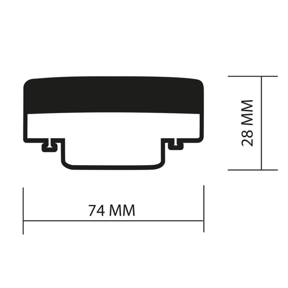 Komplet 6 żarówek Sanico Goldlux, GX53, 10 W, 3000K, barwa ciepła