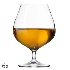 Komplet 6 kieliszków KROSNO HARMONY, 550 ml, do koniaku