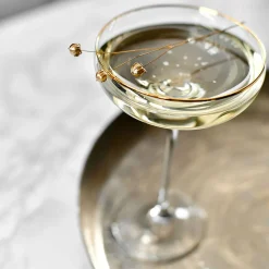 Komplet 6 kieliszków Krosno Harmony Gold, do szampana, 280 ml