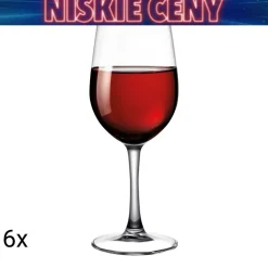 Komplet 6 kieliszków MG Home Bari, 350 ml, do wina