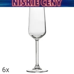 Komplet 6 kieliszków Pasabahce Allegra, 195 ml, do szampana