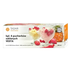 Komplet 6 pucharków Tadar Vesta, 300 ml
