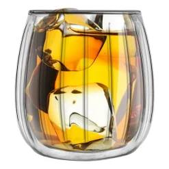 Komplet 2 szklanek termicznych Vialli Design Tulip, 250 ml, z podwójną ścianką
