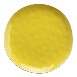 Komplet 4 talerzy Florina Arancini, 27 cm, żółte