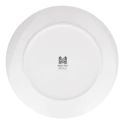 Komplet 4 talerzy na ciasto Tadar Folklor, 24 cm, białe