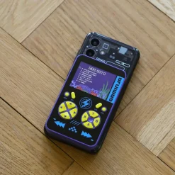 Konsola z powerbankiem YLW Gaminja, 2 w 1, fioletowa