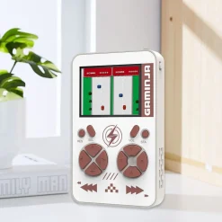 Konsola z powerbankiem YLW Gaminja, 2 w 1, biała