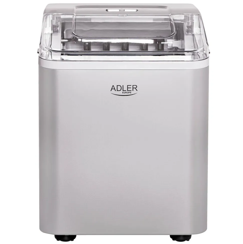Kostkarka do lodu Adler AD 8086, 12 kg/24 h, srebrna