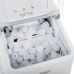 Kostkarka do lodu Adler AD 8086, 12 kg/24 h, srebrna