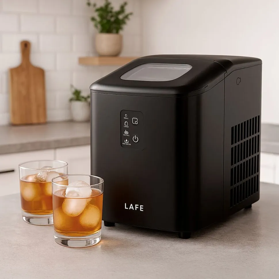 Kostkarka do lodu Lafe Ice Cube Maker, 120 W, 1 l, czarna