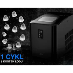 Kostkarka do lodu Lafe Ice Cube Maker, 120 W, 1 l, czarna