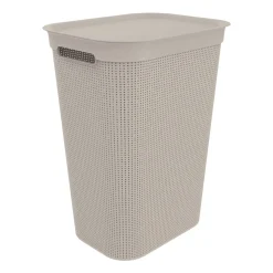 Kosz na pranie Brisen Rotho, 50 L, beżowy