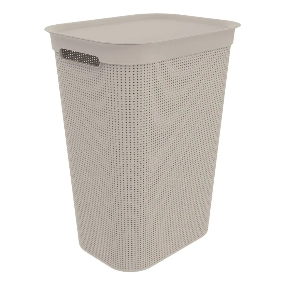 Kosz na pranie Brisen Rotho, 50 L, beżowy