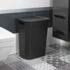Kosz na pranie Brisen Rotho, 50 L, czarny