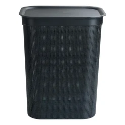 Kosz na pranie Brisen Rotho, 50 L, czarny