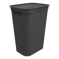 Kosz na pranie Brisen Rotho, 50 L, czarny