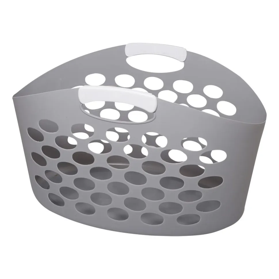 Kosz na pranie Casa Si Flexi M, 45 l, szary