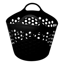 Kosz na pranie Casa Si Flexi S, 30 l, czarny