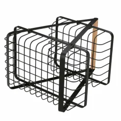 Koszyk na owoce Tadar, 2 poziomy, czarny