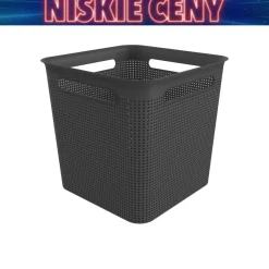 Koszyk Rotho Brisen, 18 L, czarny