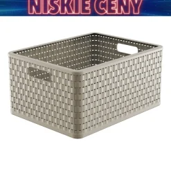 Koszyk Rotho Country, A4+, 28 L, beżowy