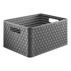 Koszyk Rotho Country, A4, 18 L, czarny