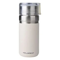 Kubek termiczny Florina Lungo, nierdzewny, 500 ml, beżowy
