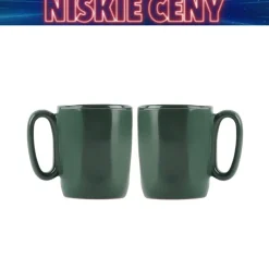 Kubki ceramiczne do espresso Vialli Design Fuori, 80 ml, 2 sztuki, zielone