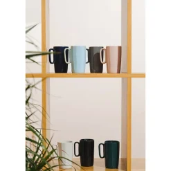 Kubki ceramiczne do espresso Vialli Design Fuori, 80 ml, 2 sztuki, granatowe