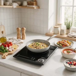 Kuchenka indukcyjna MPM MKE-16, 1800 W, 1 pole grzejne