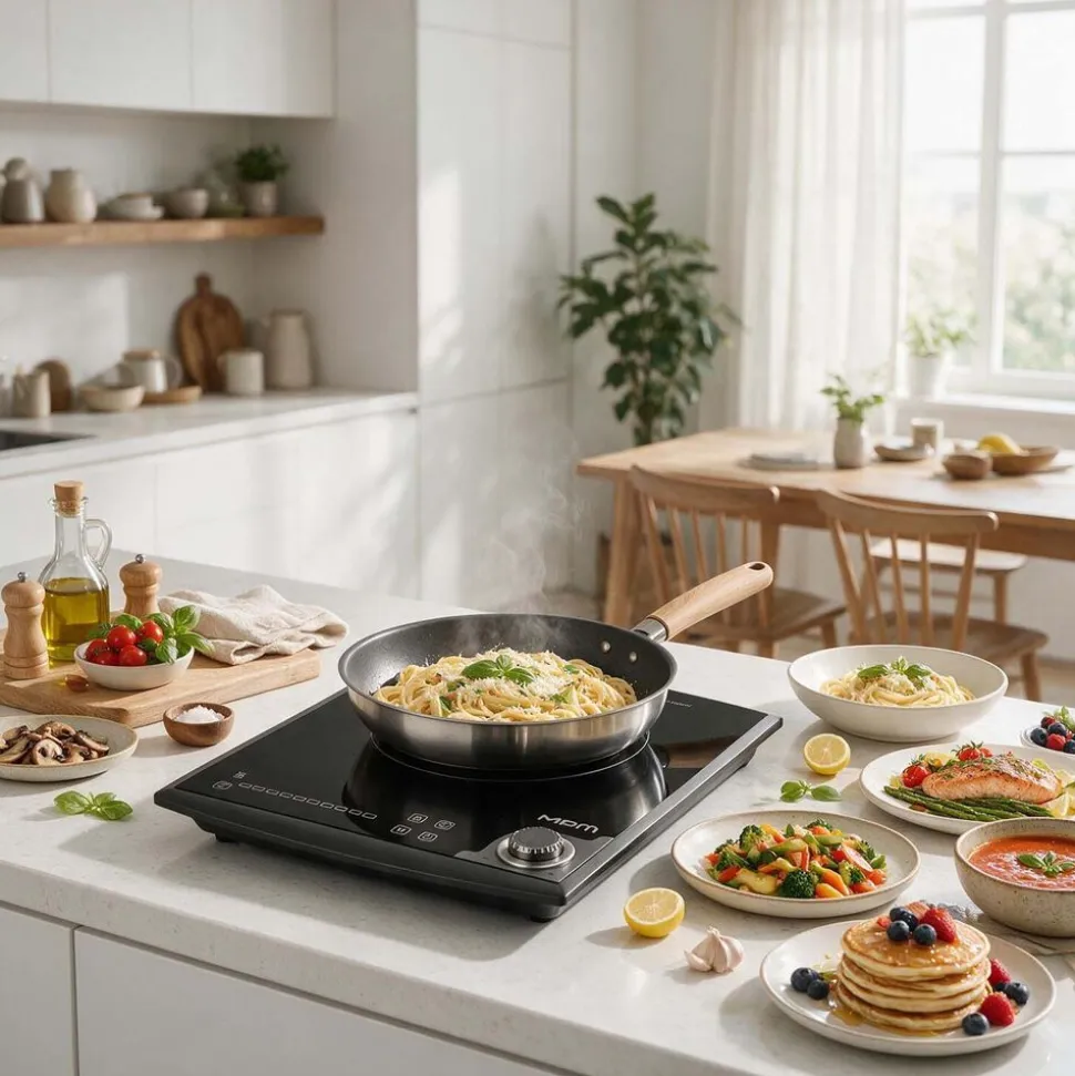 Kuchenka indukcyjna MPM MKE-16, 1800 W, 1 pole grzejne