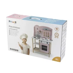 Kuchnia Viga Toys PolarB, z akcesoriami, drewniana