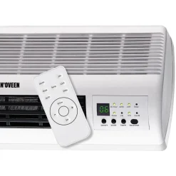 Kurtyna powietrzna Noveen HC1500 LED, z pilotem, dwa poziomy grzania