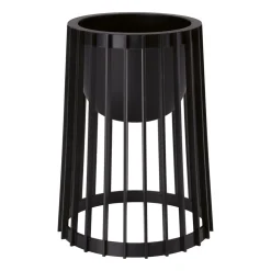 Kwietnik Form Platic Standy, z wkładem doniczkowym 24 cm, czarny