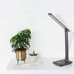 Lampa biurkowa Sanico Goldlux Vinto LED, 3000-6500K, czarna