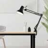 Lampa biurkowa Sanico Goldlux Worker, E27, mocowana do blatu, czarna
