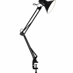 Lampa biurkowa Sanico Goldlux Worker, E27, mocowana do blatu, czarna