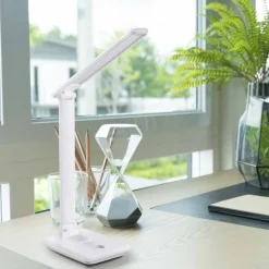 Lampa biurkowa Sanico Goldlux Vinto LED, 3000-6500K, biała