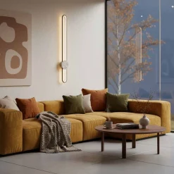 Lampa ścienna LED Sanico Goldlux Florentyna, 24 W, 4000K, lastryko, czarna