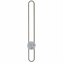 Lampa ścienna LED Sanico Goldlux Florentyna, 24 W, 4000K, lastryko, czarna