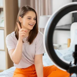 Lampa pierścieniowa LED Sanico Goldlux, do selfie, 26 cm, USB