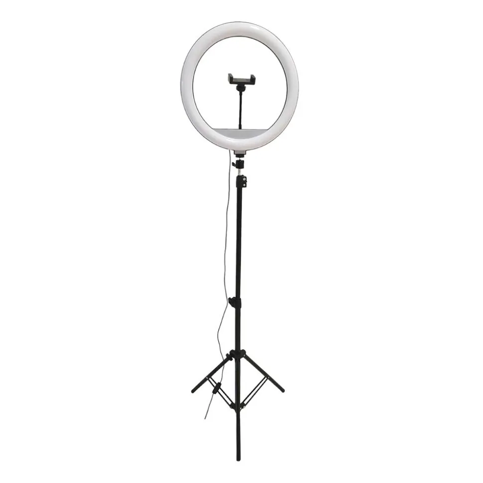 Lampa podłogowa LED Sanico Goldlux, do selfie, 36 cm, USB