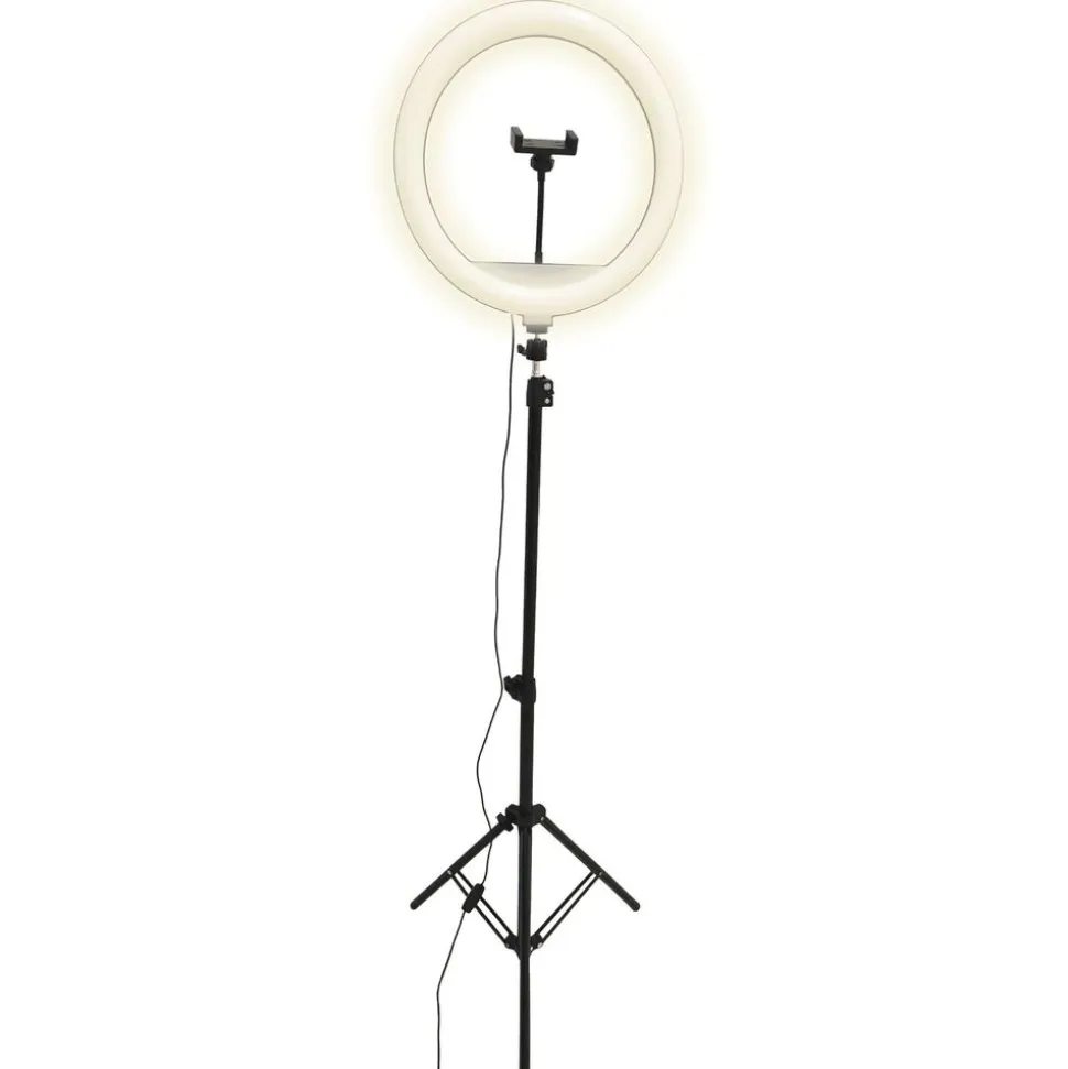 Lampa podłogowa LED Sanico Goldlux, do selfie, 36 cm, USB