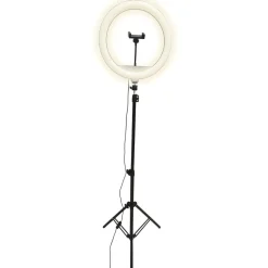 Lampa podłogowa LED Sanico Goldlux, do selfie, 36 cm, USB