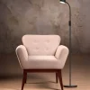 Lampa podłogowa LED Sanico Goldlux Bruno, 3000-6500K, czarna