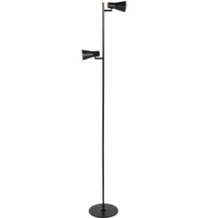 Lampa podłogowa LED Sanico Goldlux Berg, 3000K, czarna