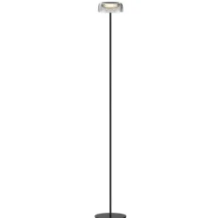 Lampa podłogowa LED Sanico Goldlux Tryoplis, USB-C, czarna