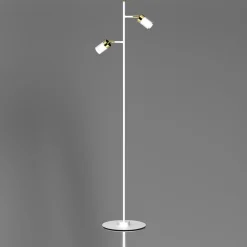 Lampa podłogowa Milagro Joker 2 x GU10, biało-złota