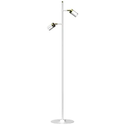 Lampa podłogowa Milagro Joker 2 x GU10, biało-złota
